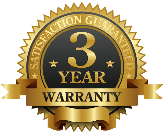 3 year warranty